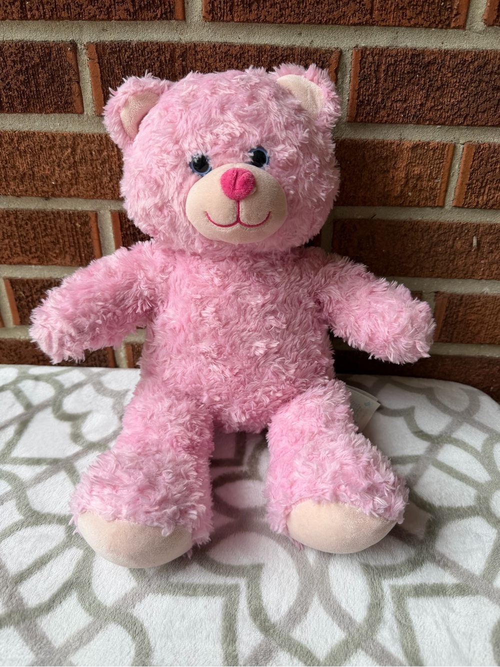 Build-A-Bear Workshop Cute Bear Plush Stuffed Animal Toy Pink